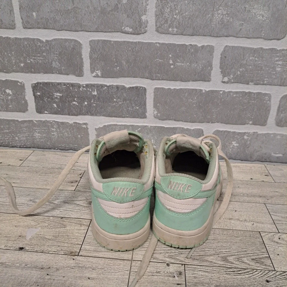 Nike Shoes Dunk Low Mint Foam Teal‎ White Sneakers Size 1Y